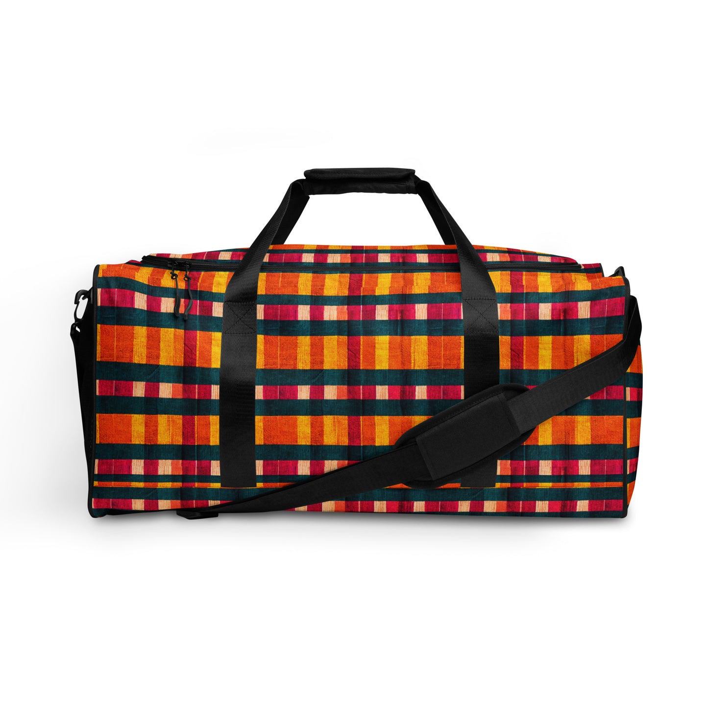 Tropical Fiesta Plaid Duffle bag