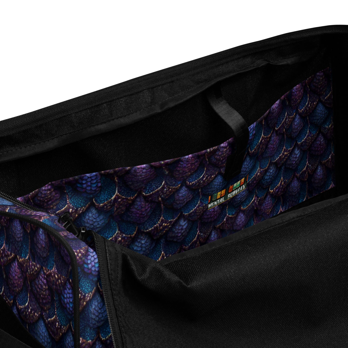 Luminosa, the Radiant Amethyst Drakon Duffle bag