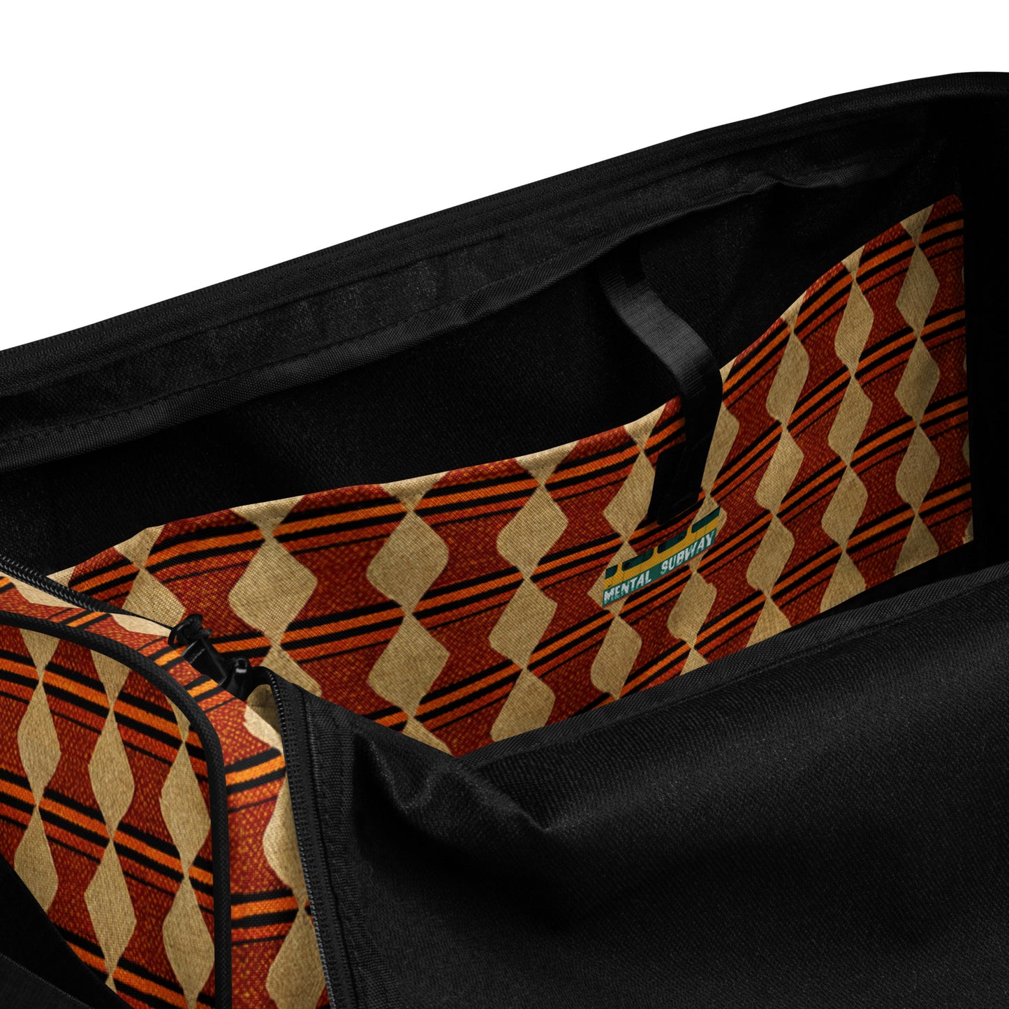 Tribal Tranquility In Neutral Duffle bag