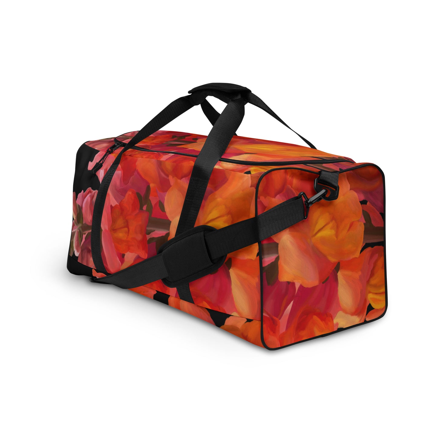 Mark’s Orange Snapdragon Duffle bag