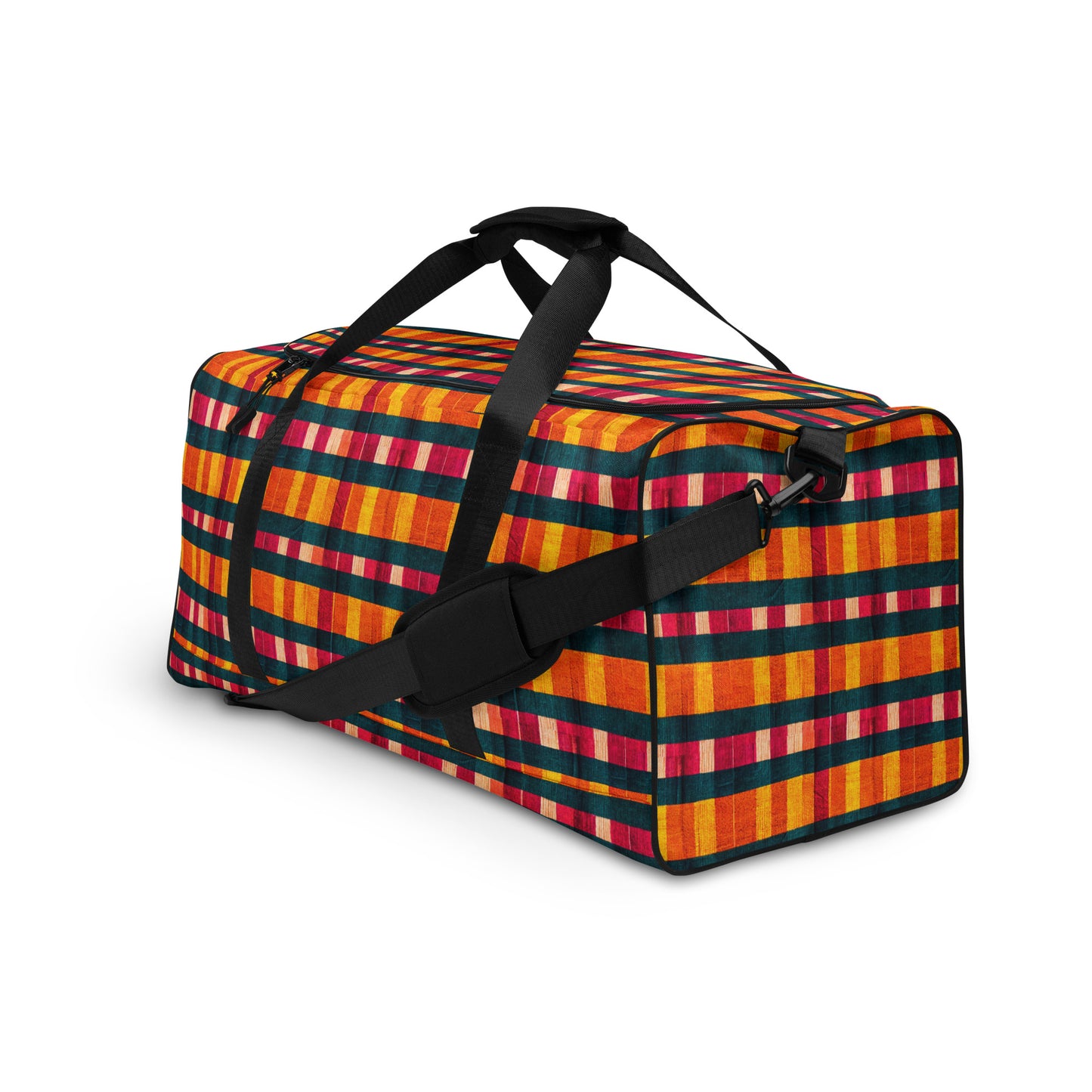 Tropical Fiesta Plaid Duffle bag