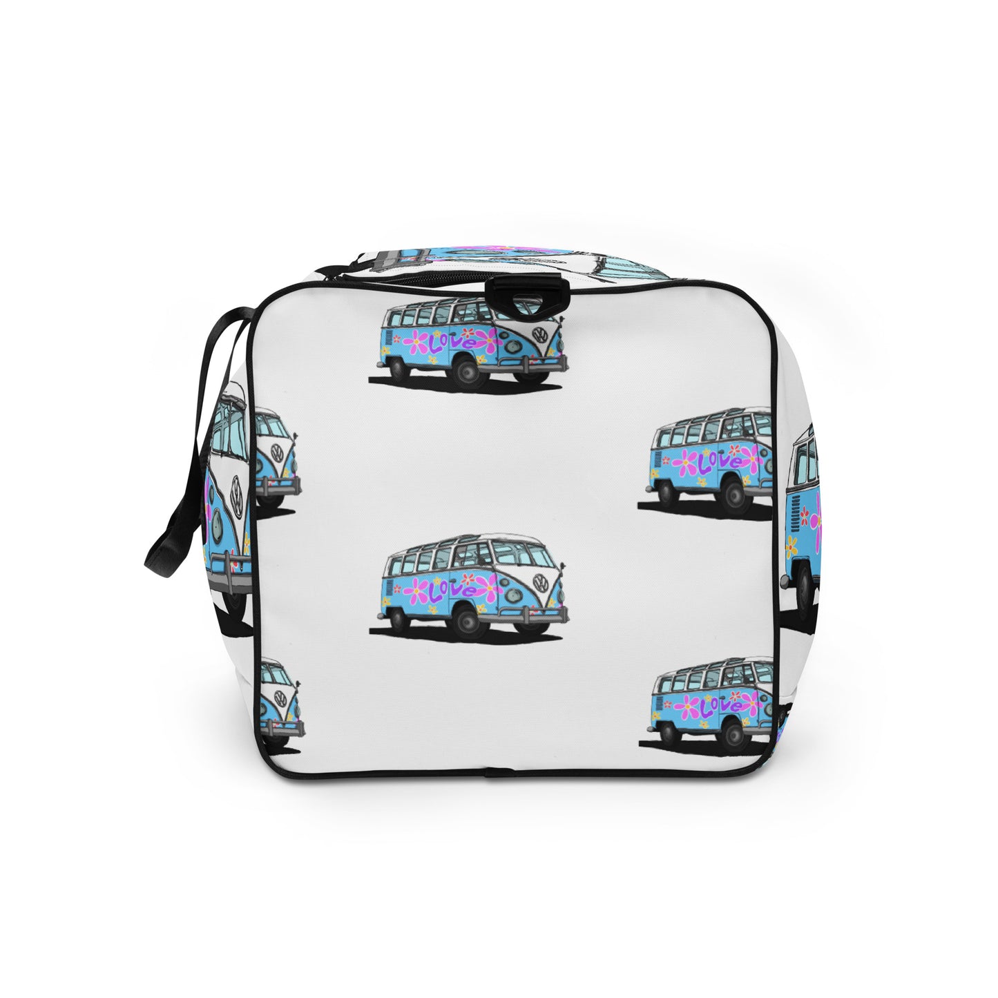 Blue Love VW Van Duffle bag