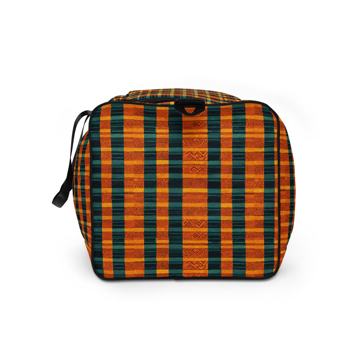 Teal & Tangerine Tapestry Duffle bag