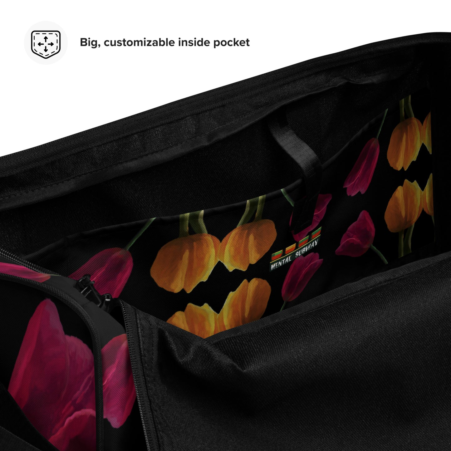 Jermita’s Tulips Duffle bag