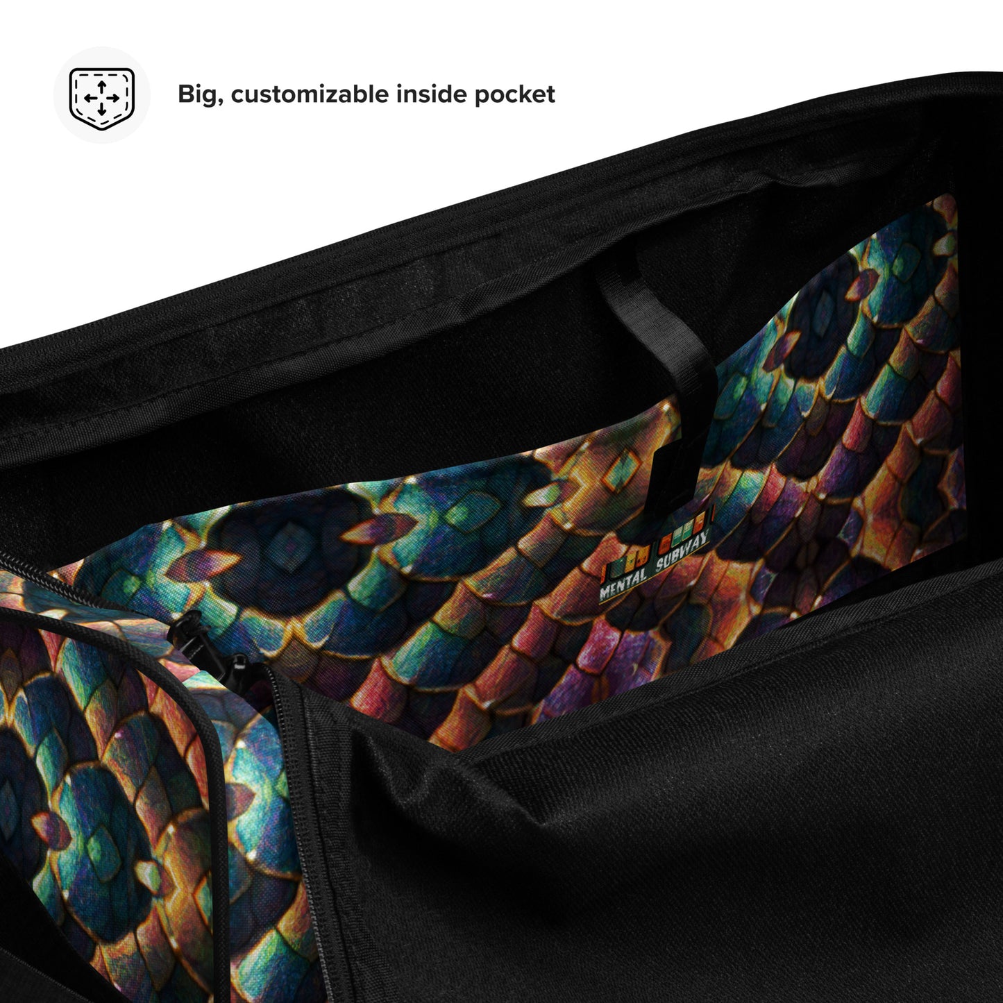 Joannesong, the Prismatic Wilderness Muse Duffle bag