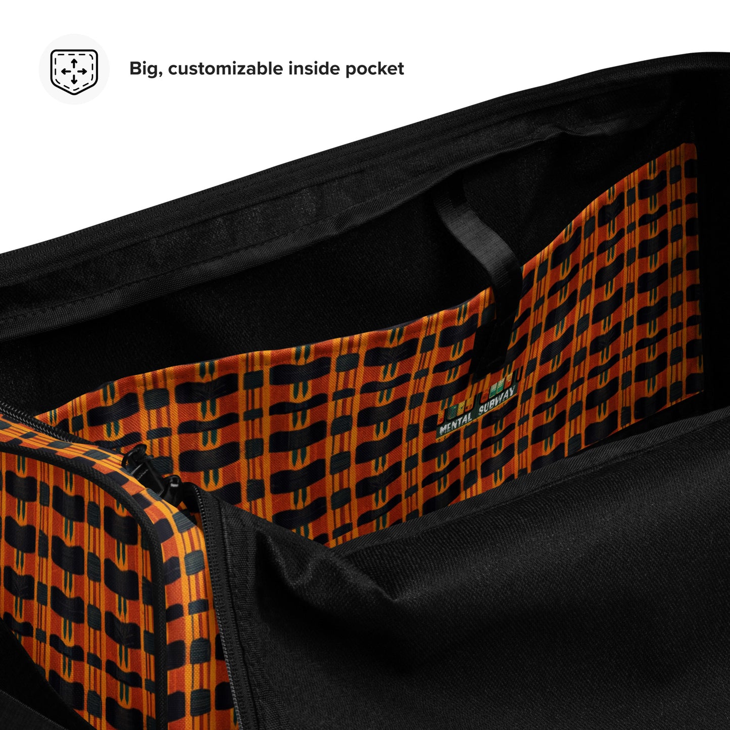 Lusaka Loomed Landscape  Duffle bag