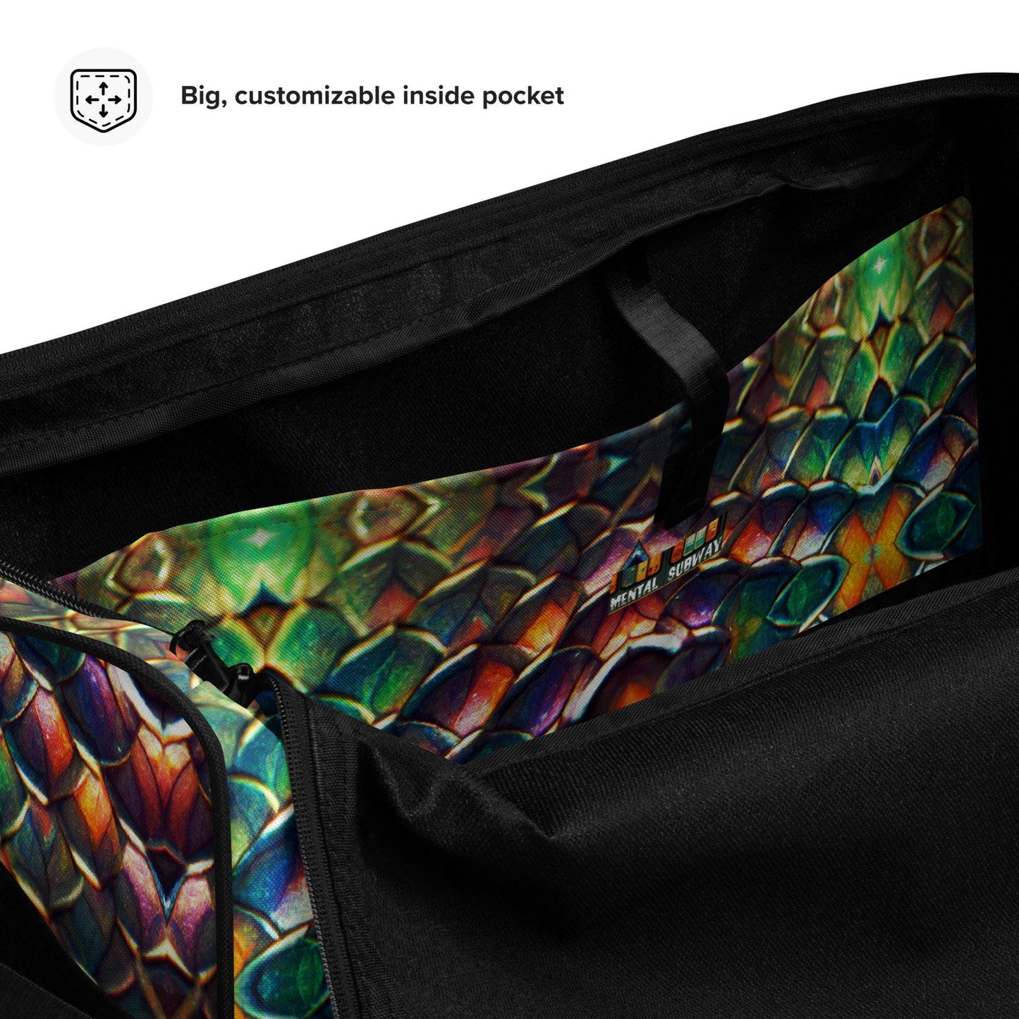 Margonithia, the Glittering Rainbow Sovereign Duffle bag