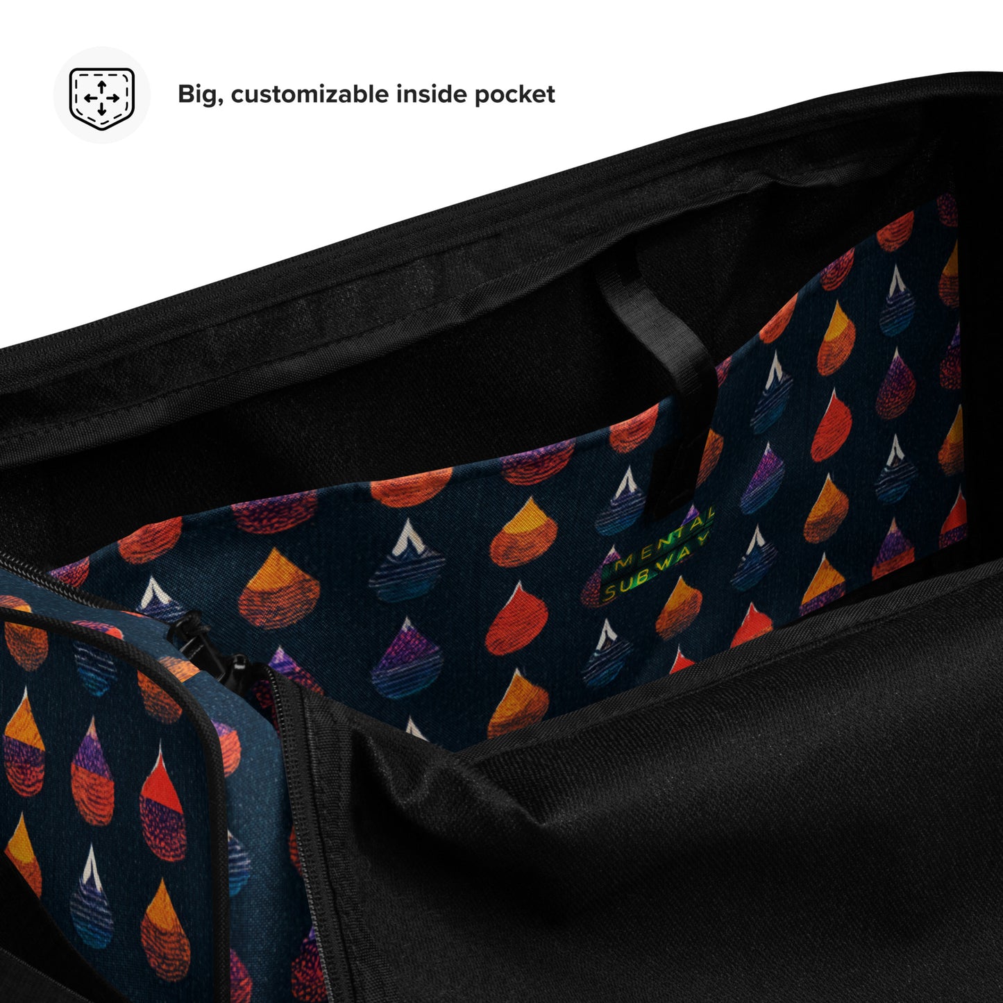 Prismatic Precipitation Duffle bag