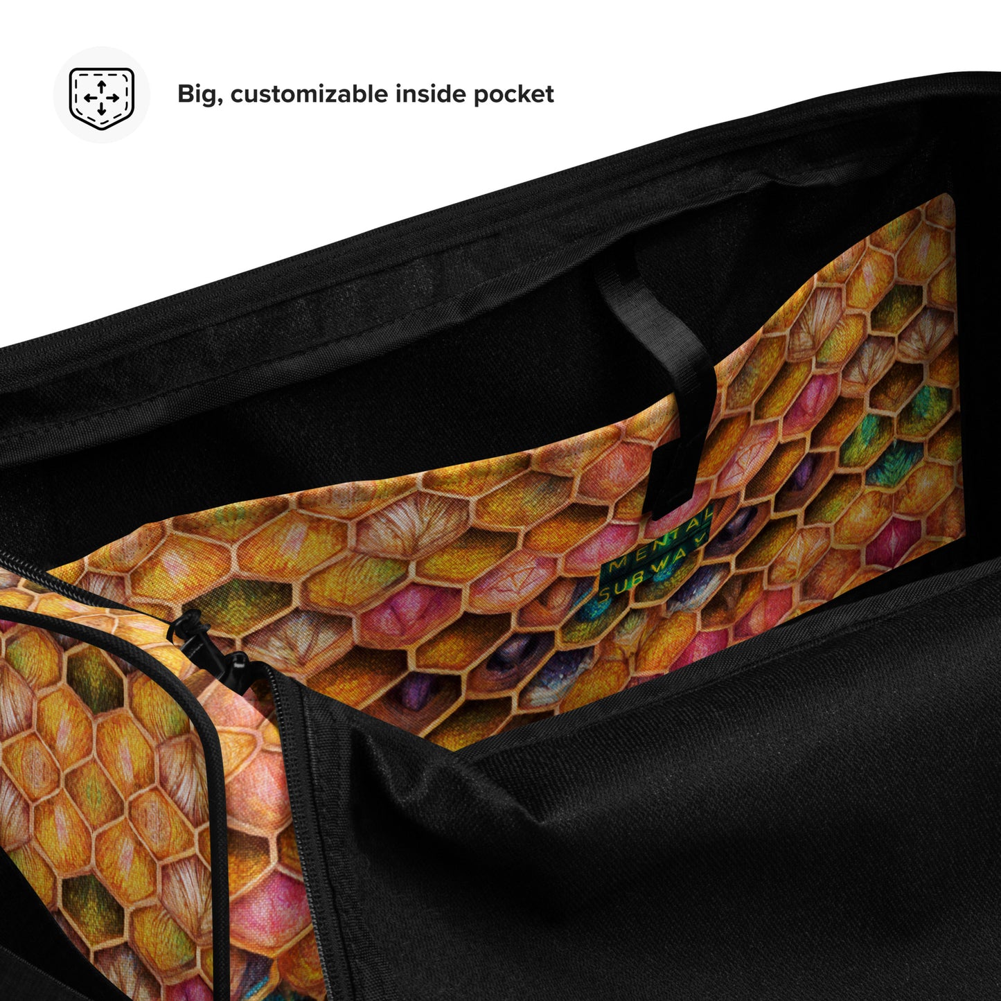 Rainbow Hive Radiance Duffle bag