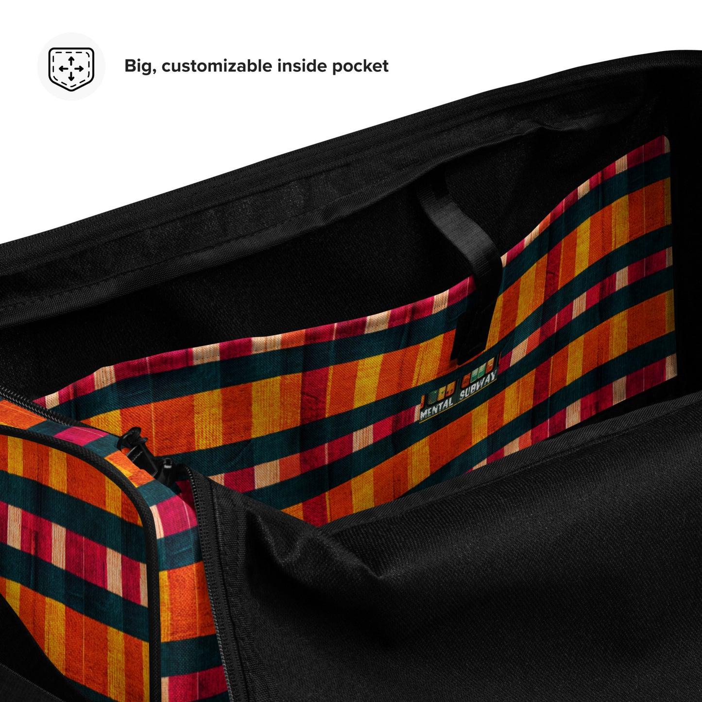 Tropical Fiesta Plaid Duffle bag