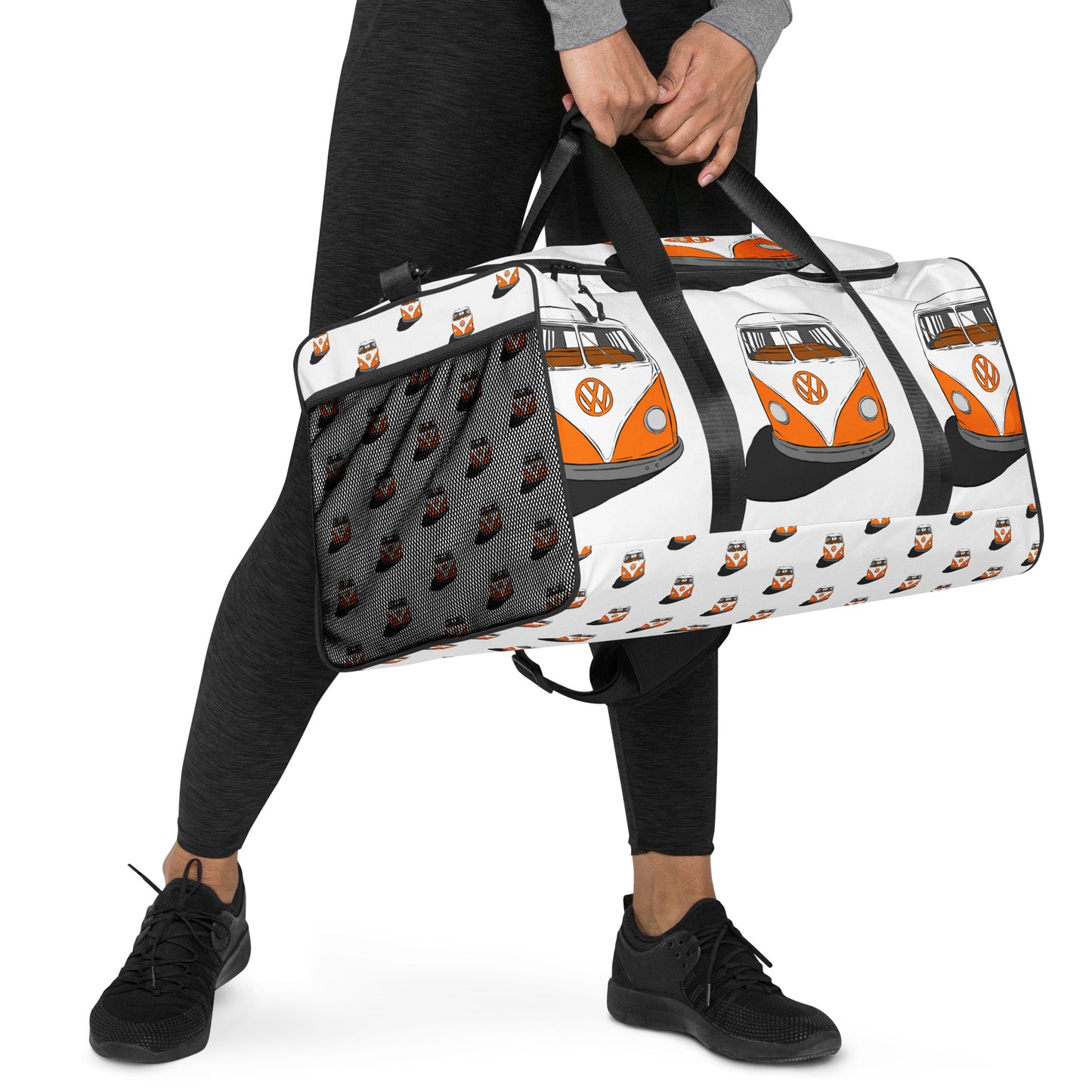 Orange VW Van Duffle bag