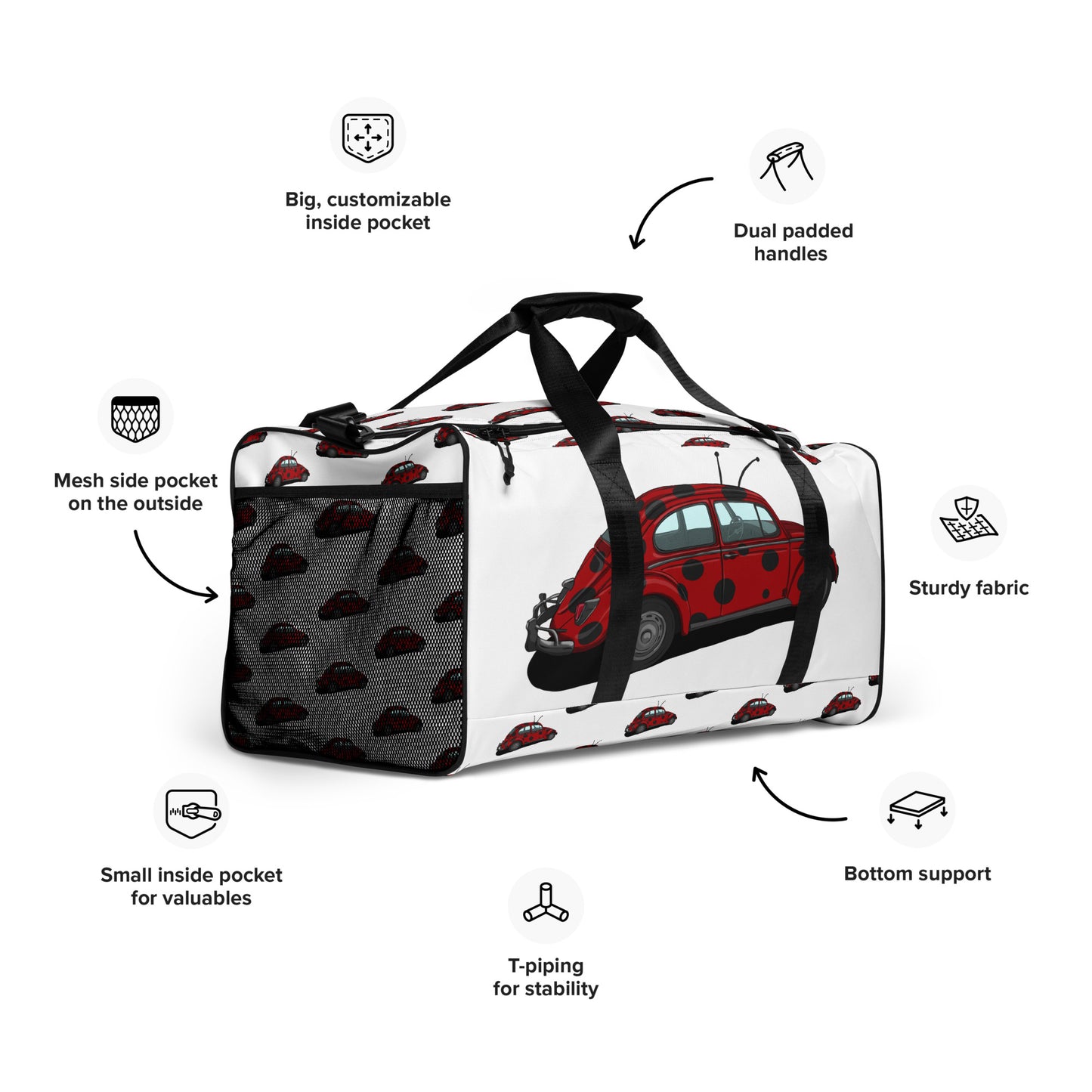 VW Lady Bug Duffle bag