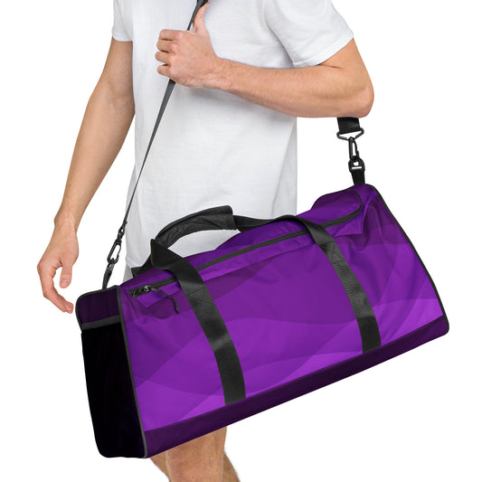 Plum Waves Duffle bag