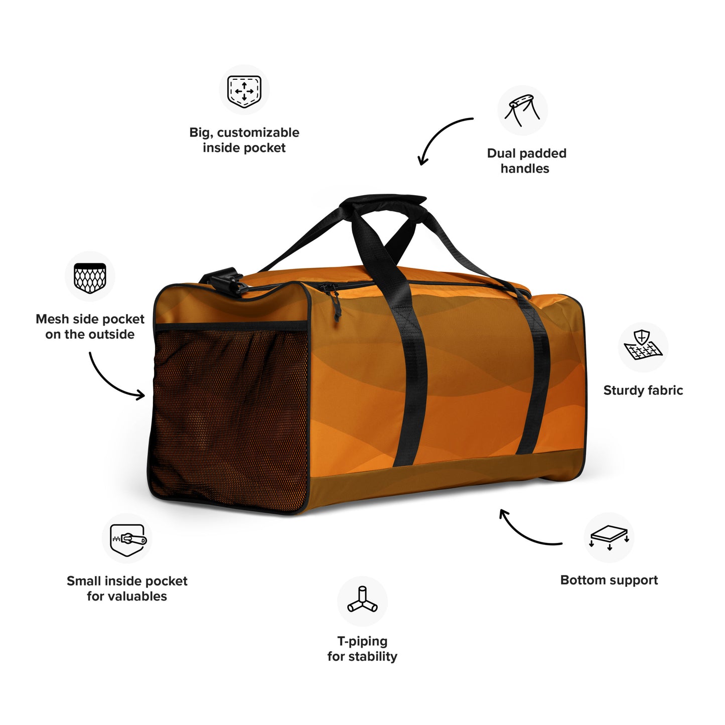 Pumpkin Spice Flow Duffle bag