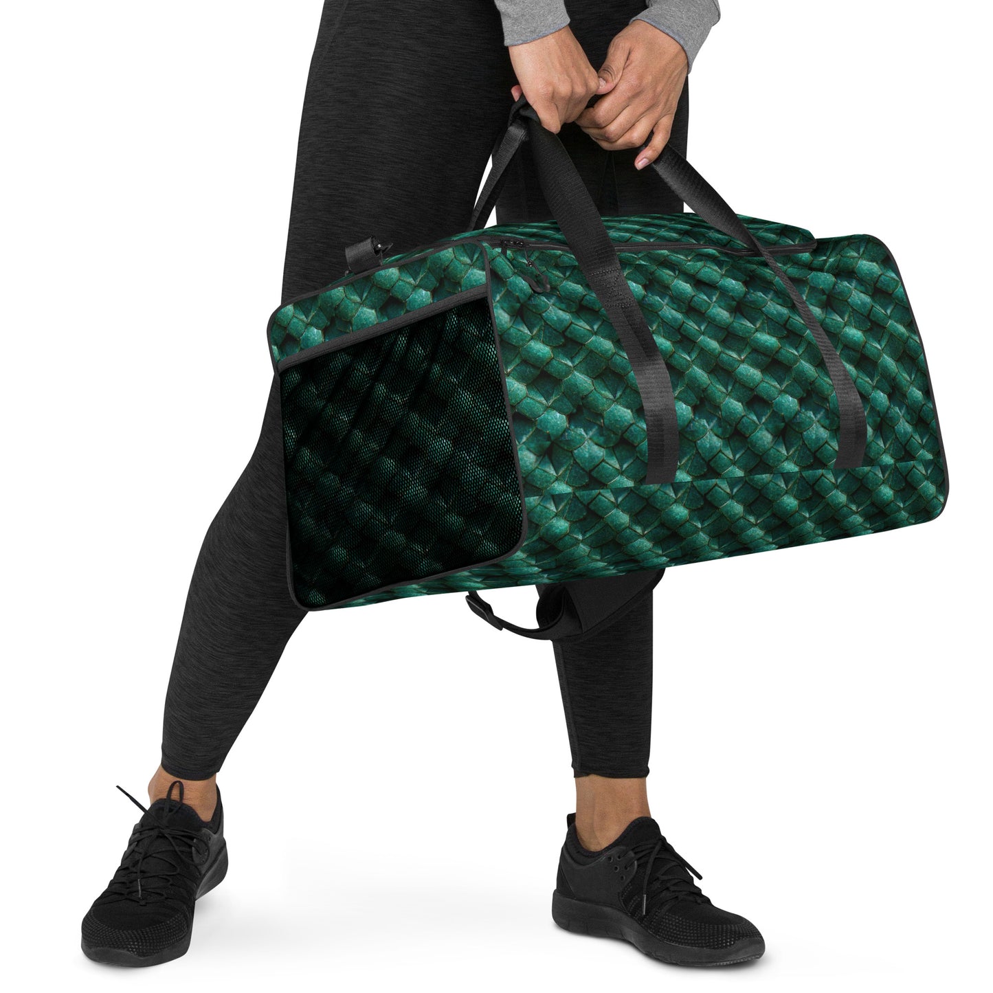 Emeralda the Great Forest Dragon Duffle bag