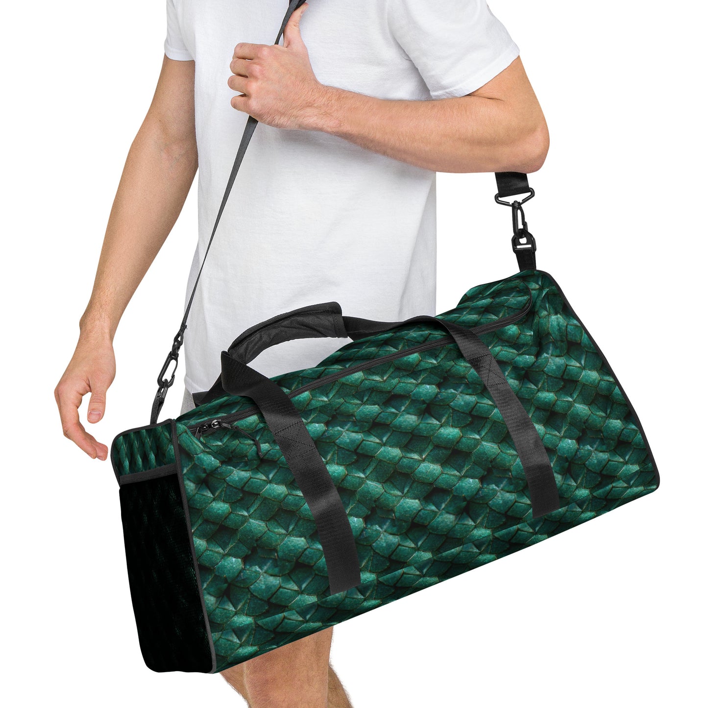 Emeralda the Great Forest Dragon Duffle bag