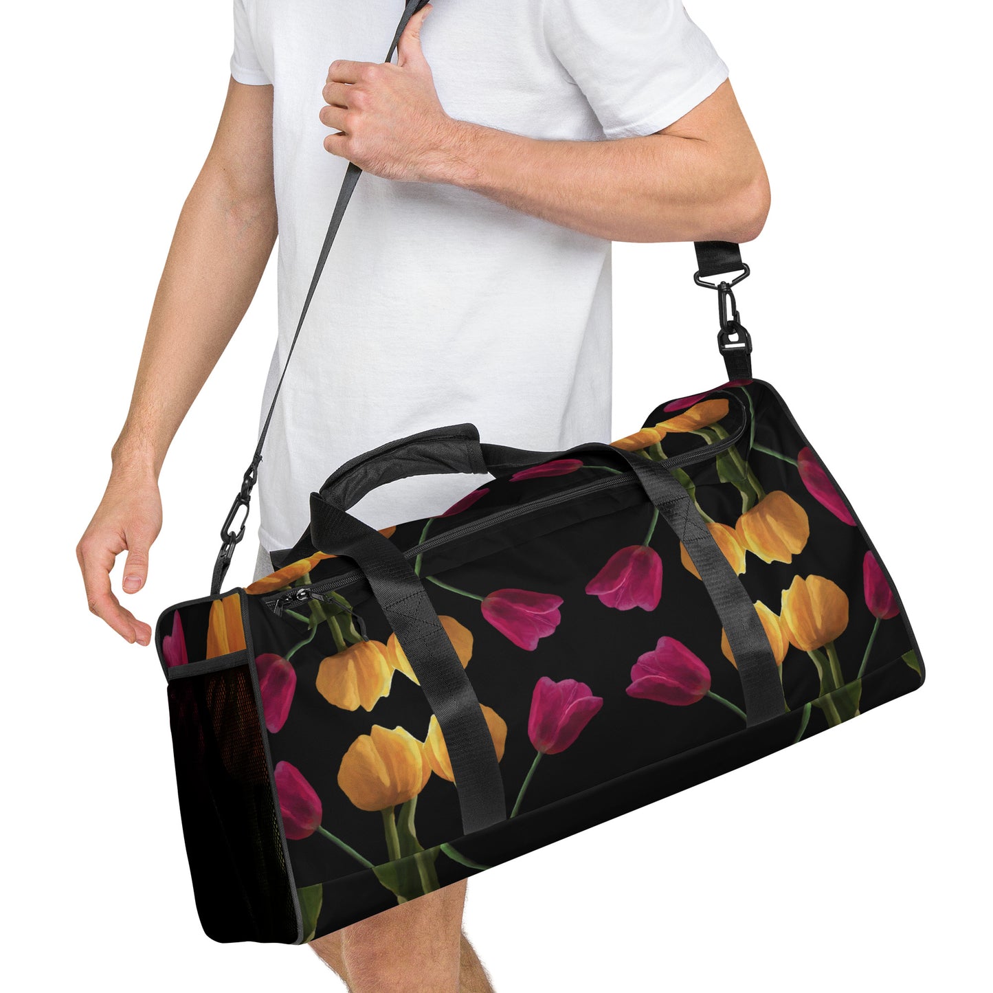 Jermita’s Tulips Duffle bag