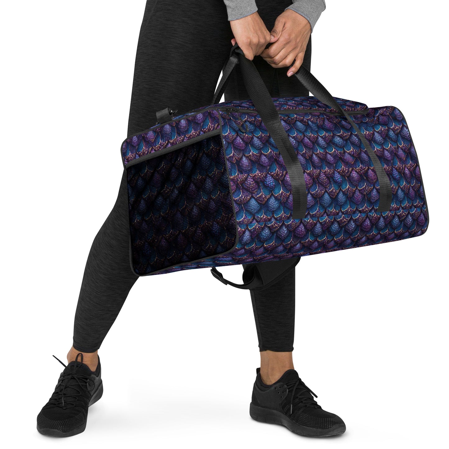 Luminosa, the Radiant Amethyst Drakon Duffle bag