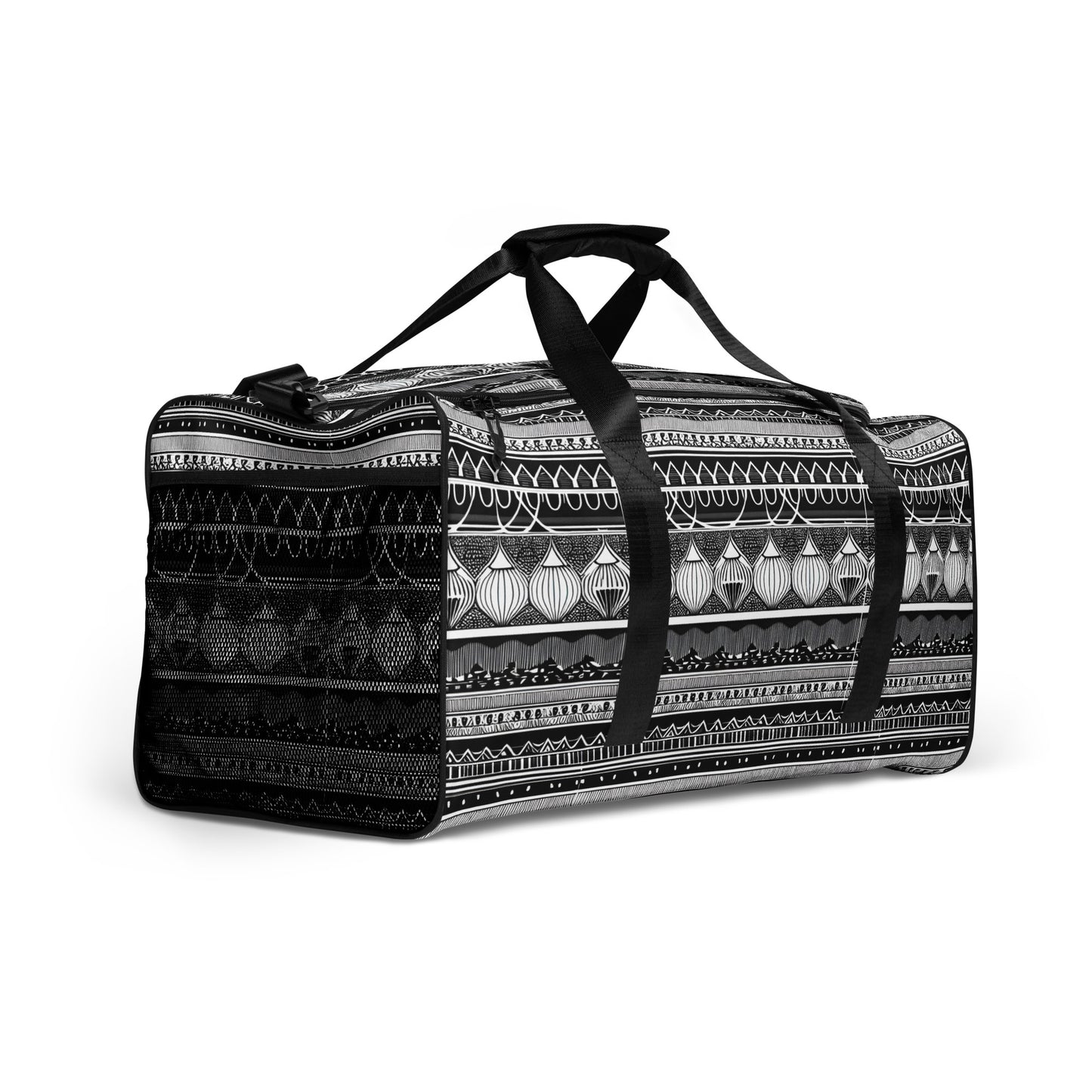 Monochrome Lanterns Duffle bag