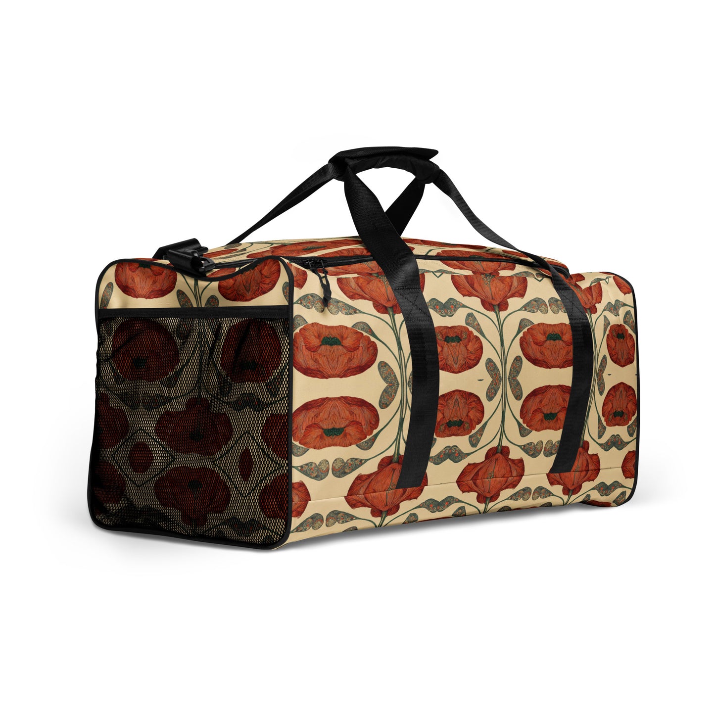 Poppies for Klimt Duffle bag