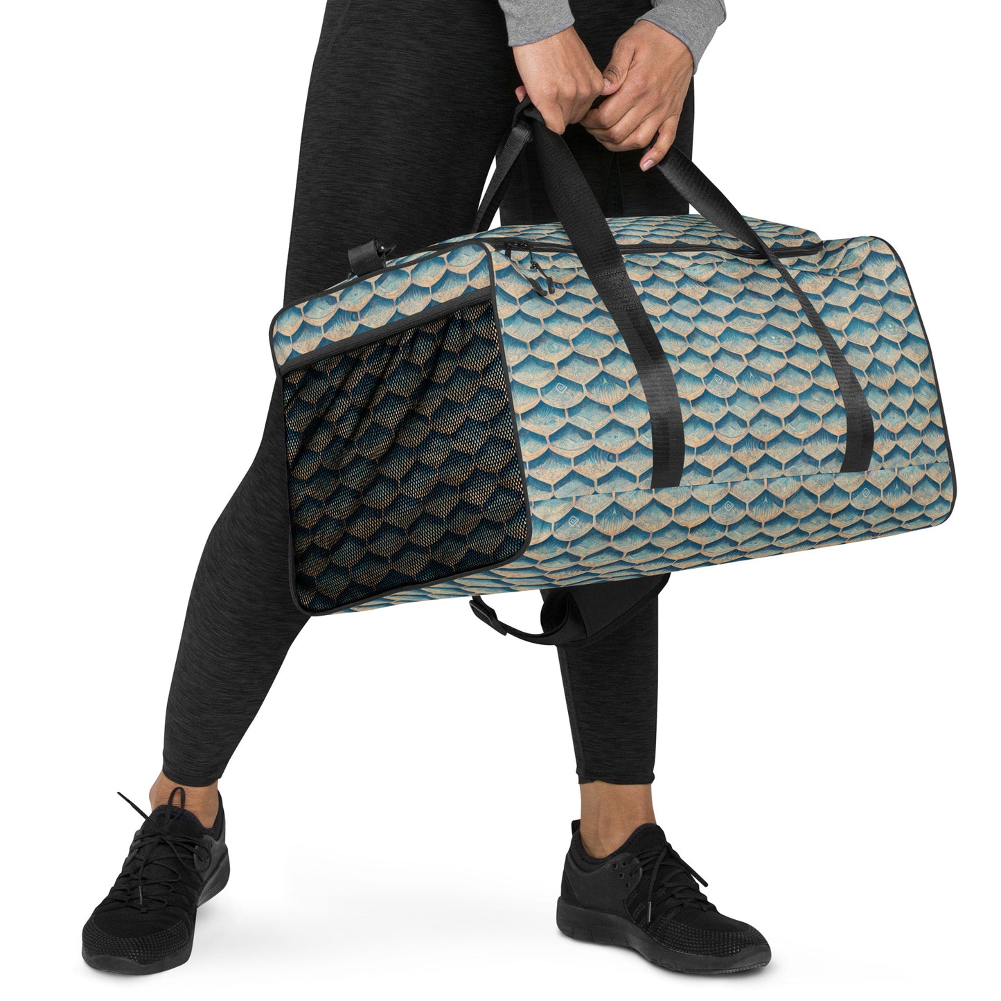 Seafoam Scales Duffle bag