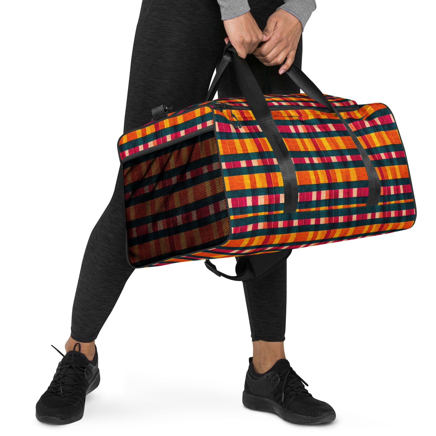 Tropical Fiesta Plaid Duffle bag