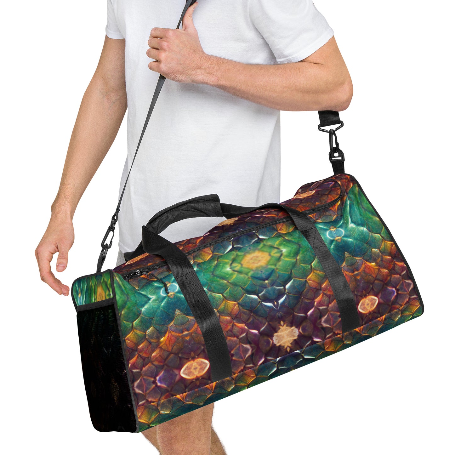 Prismijimmy, the Rainbow Guardian Dragon Duffle bag