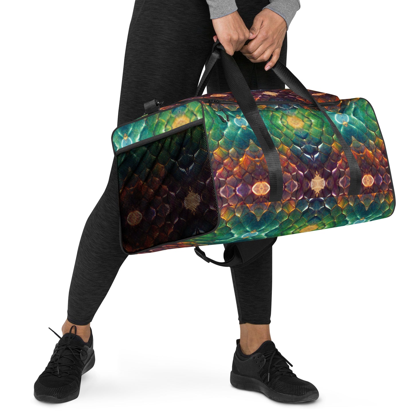 Prismijimmy, the Rainbow Guardian Dragon Duffle bag