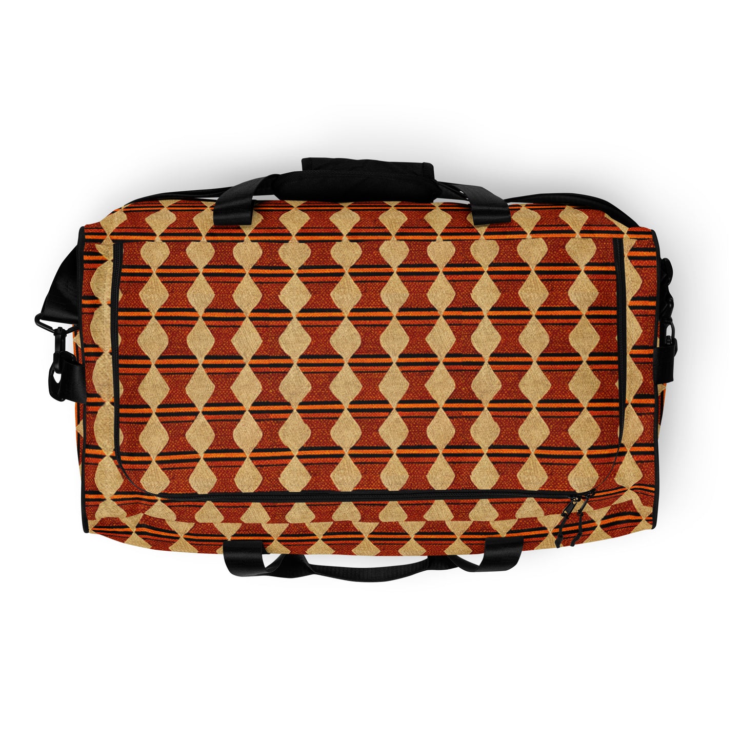 Tribal Tranquility In Neutral Duffle bag