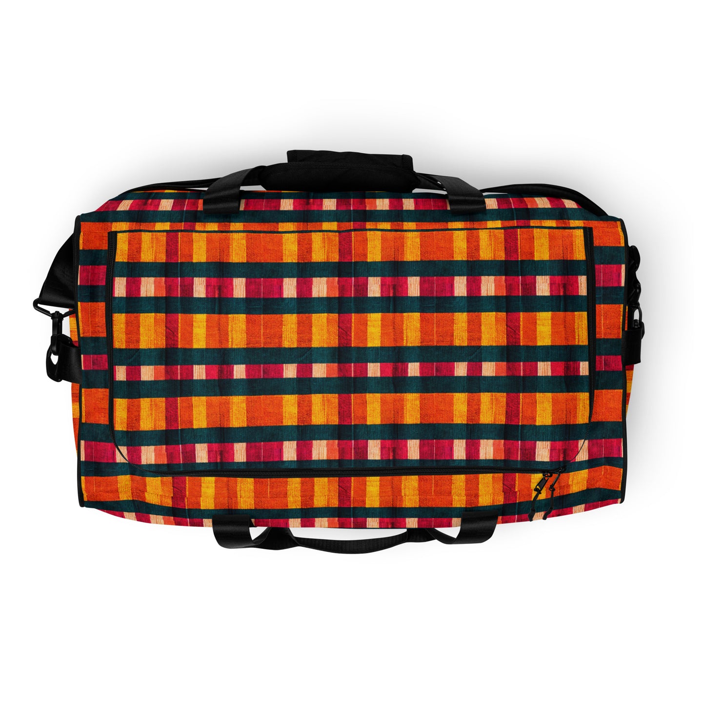 Tropical Fiesta Plaid Duffle bag