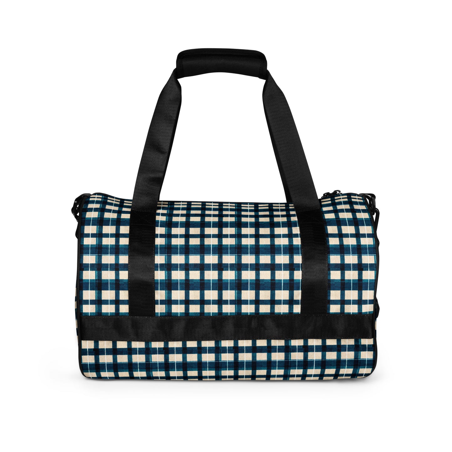 Frosty Glen Plaid gym bag