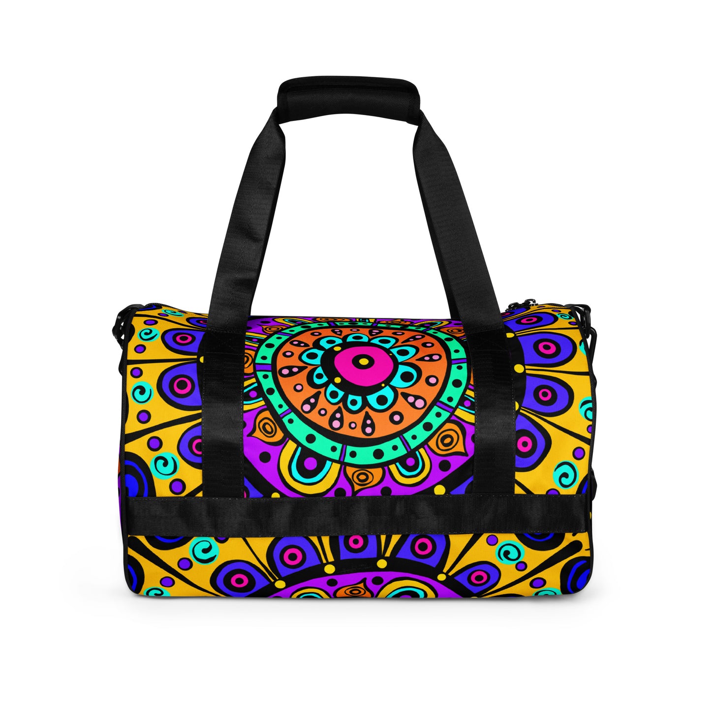 Mandala with Yellow gym bag