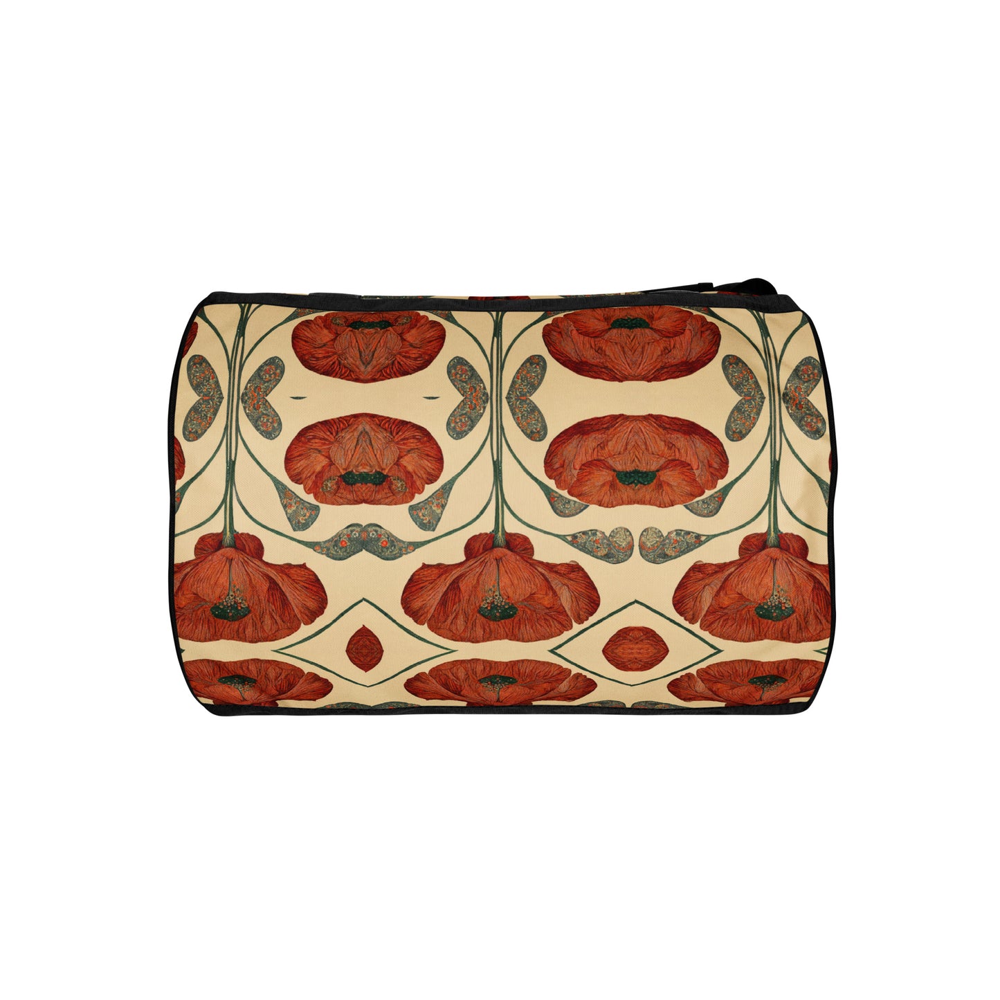 Poppies for Klimt gym bag