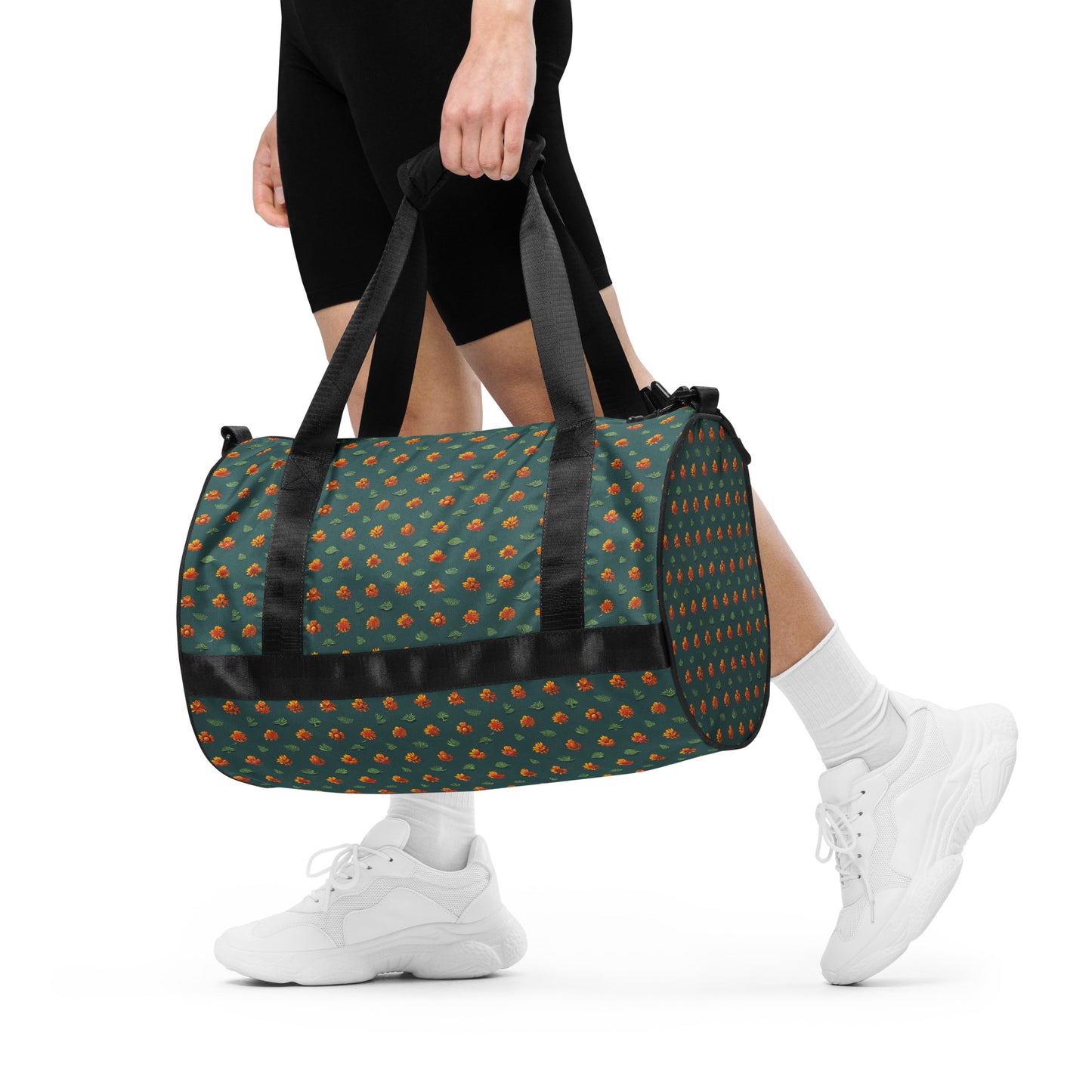 Foliage and Florals gym bag