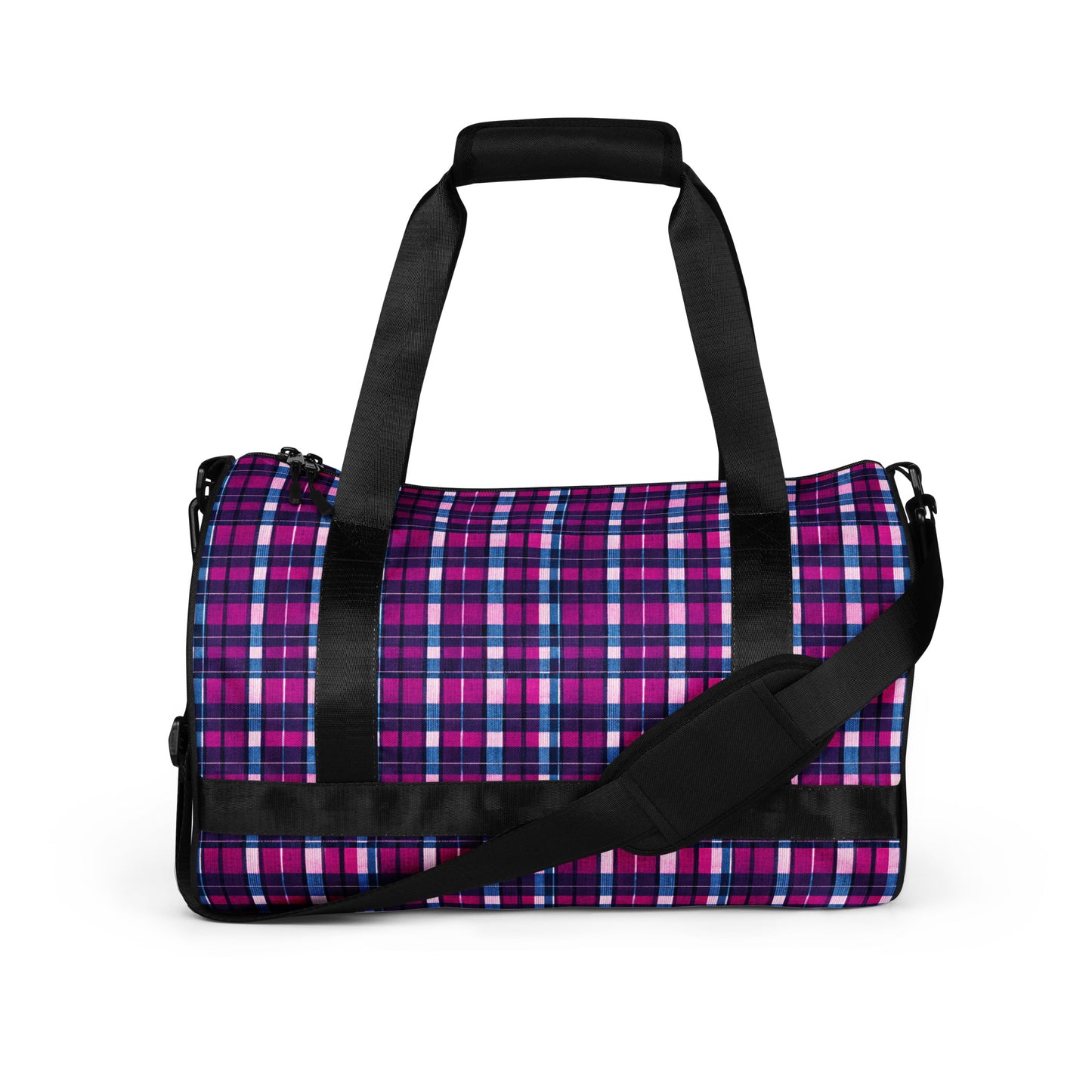 Fuchsia Fusion Check gym bag