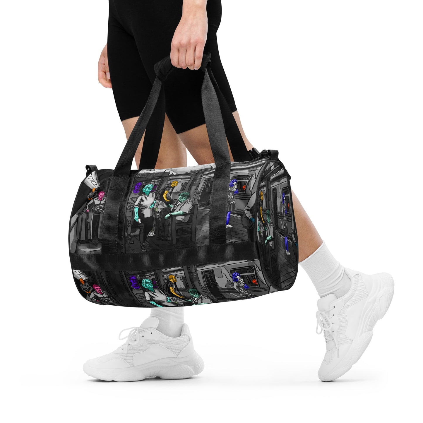 Lexington Station NYC Subway gym bag