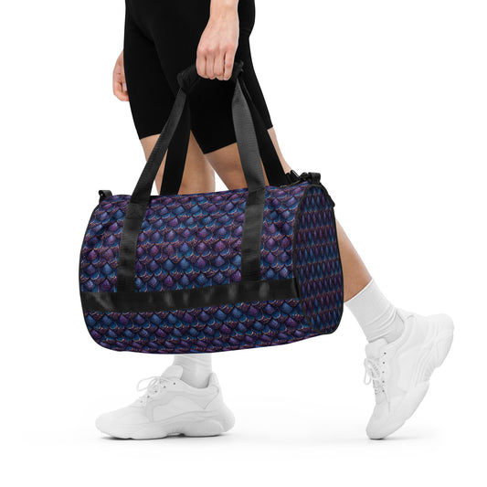 Luminosa, the Radiant Amethyst Drakon gym bag