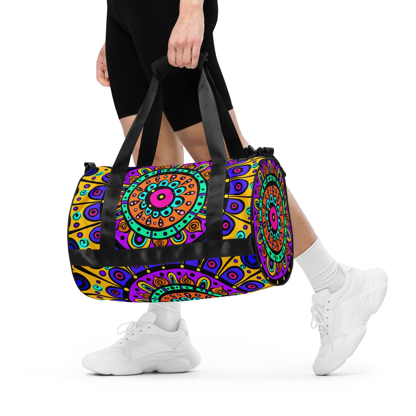 Mandala with Yellow gym bag