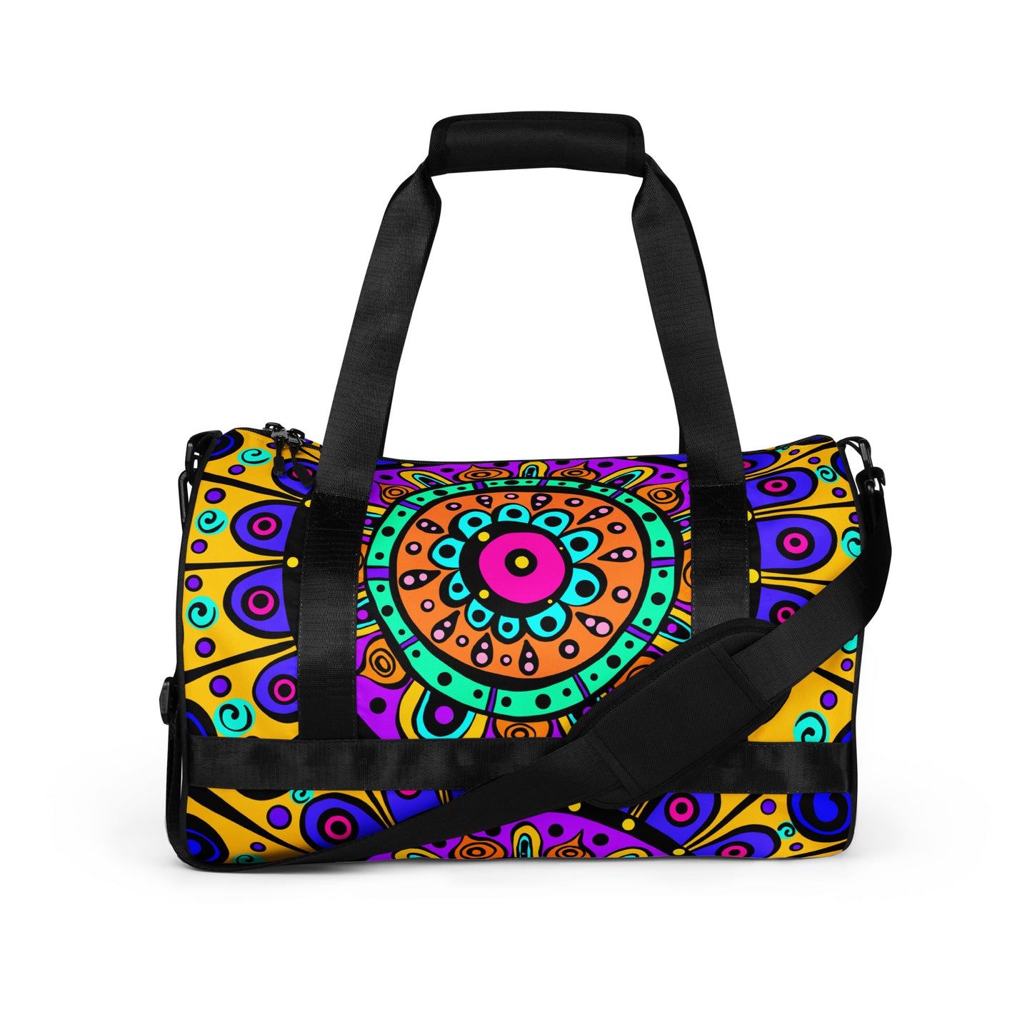 Mandala with Yellow gym bag