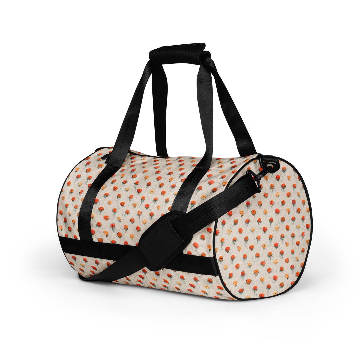 Fiery Meadow Sketch gym bag