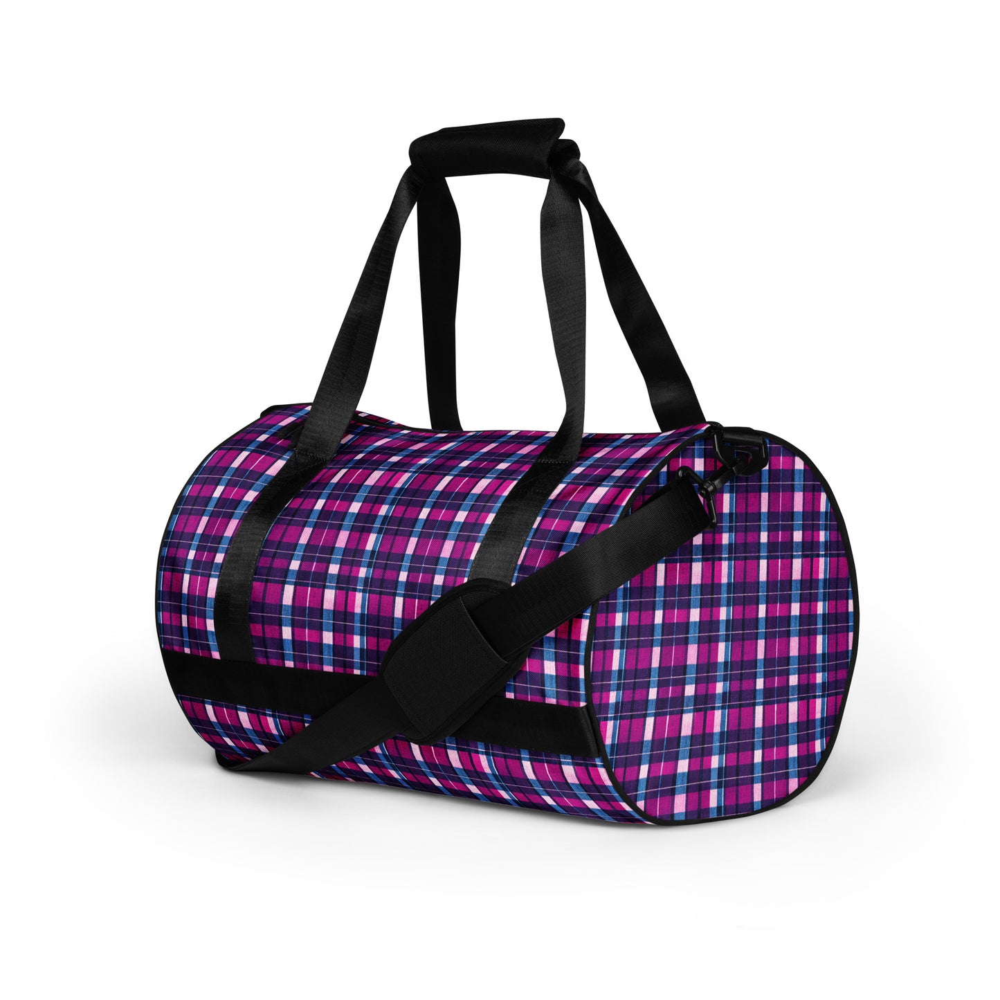 Fuchsia Fusion Check gym bag