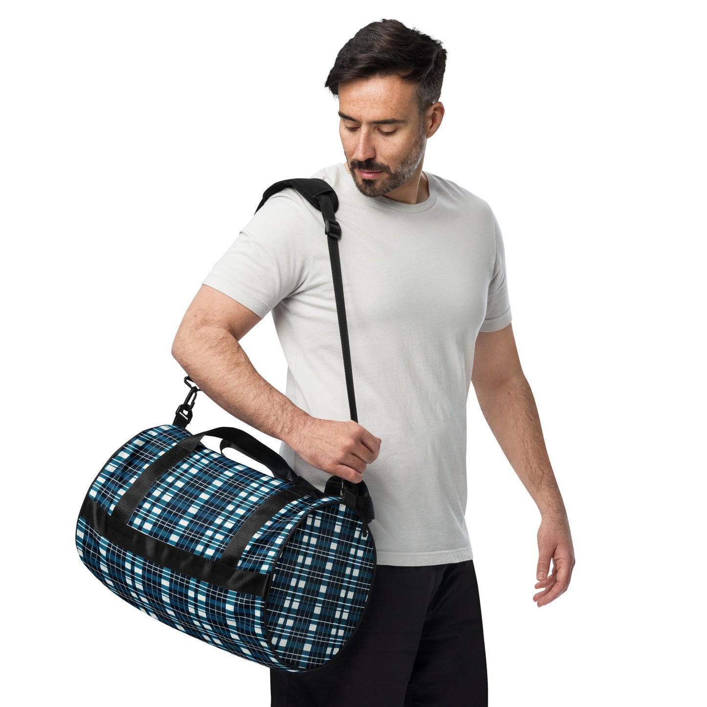 Highland Heritage Plaid gym bag