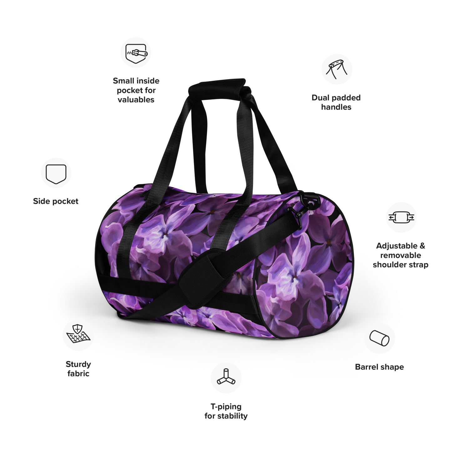 Jimmy’s Lilac gym bag