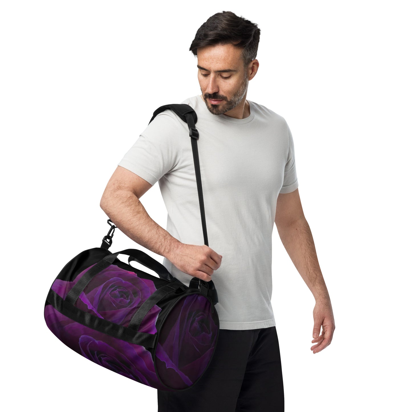 Joey’s Purple Rose gym bag