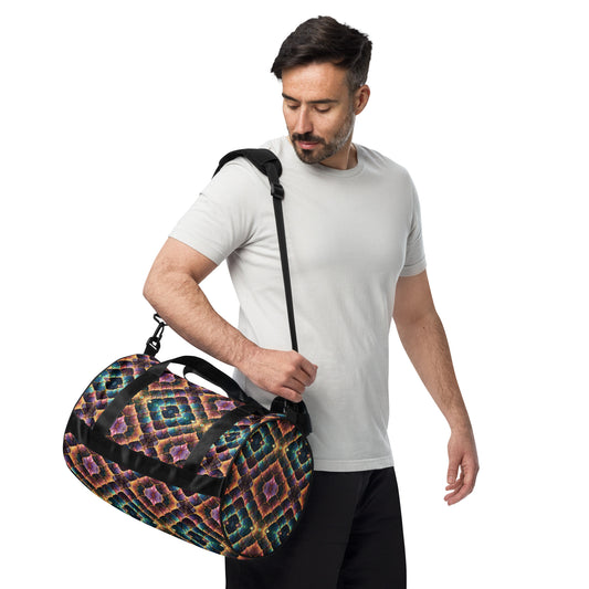 Joannesong, the Prismatic Wilderness Muse gym bag