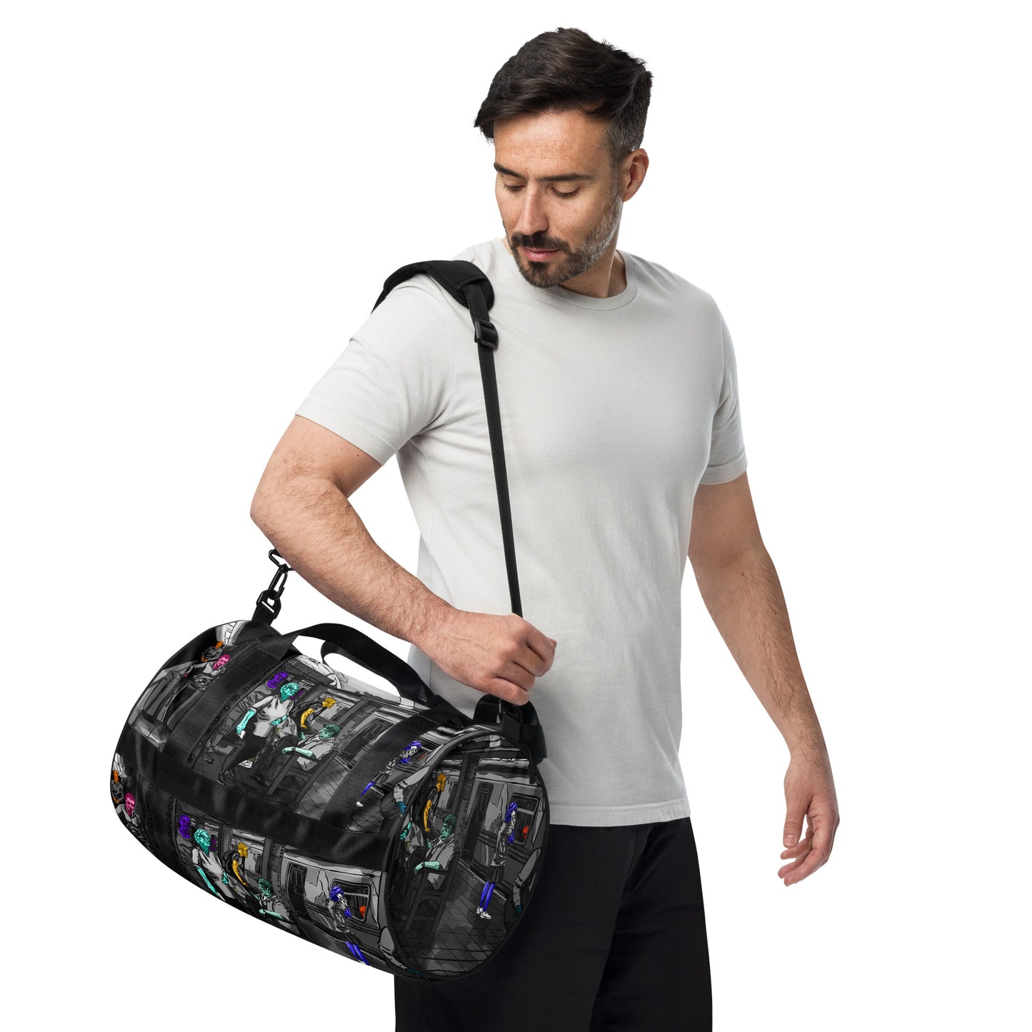 Lexington Station NYC Subway gym bag