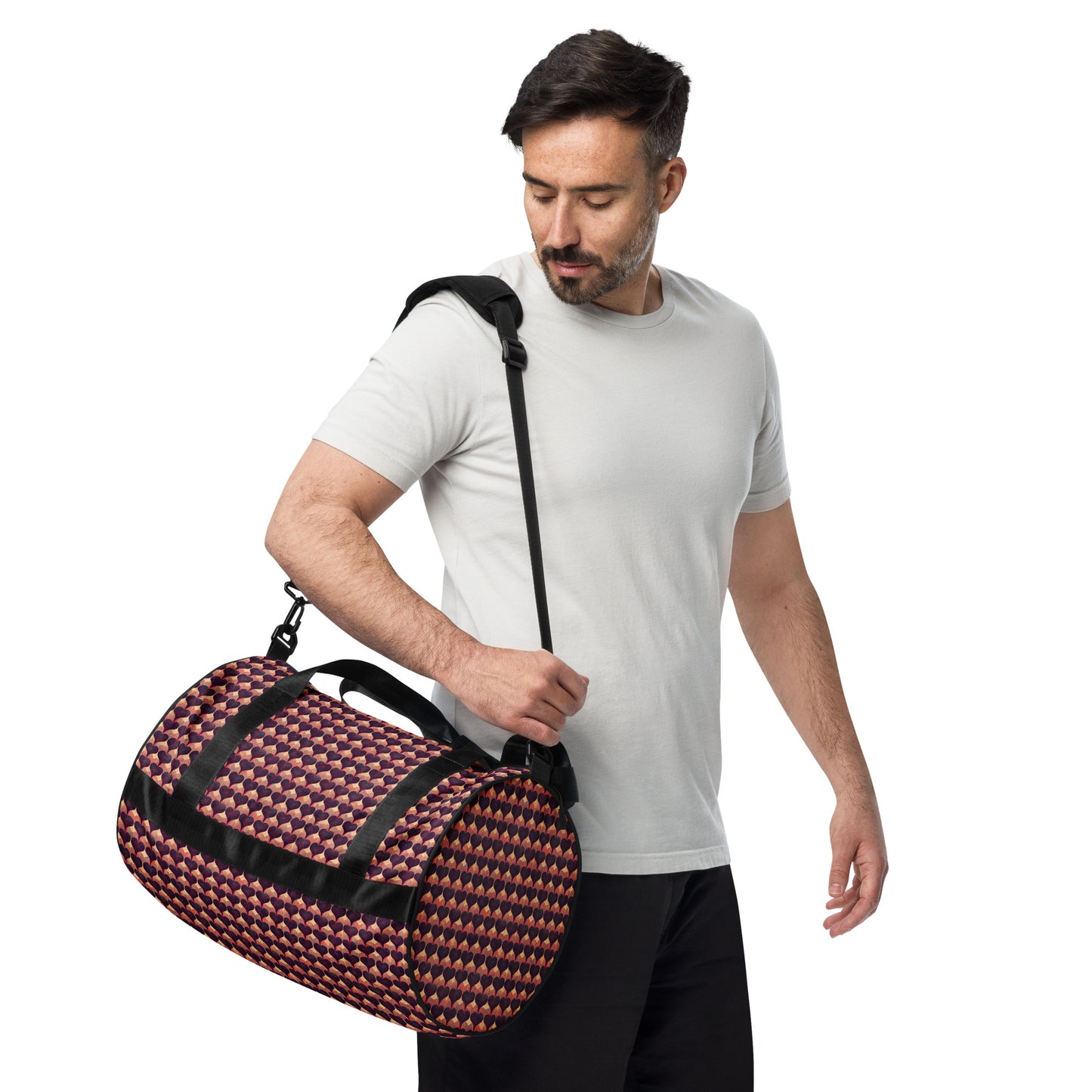 Loves Tapestry gym bag