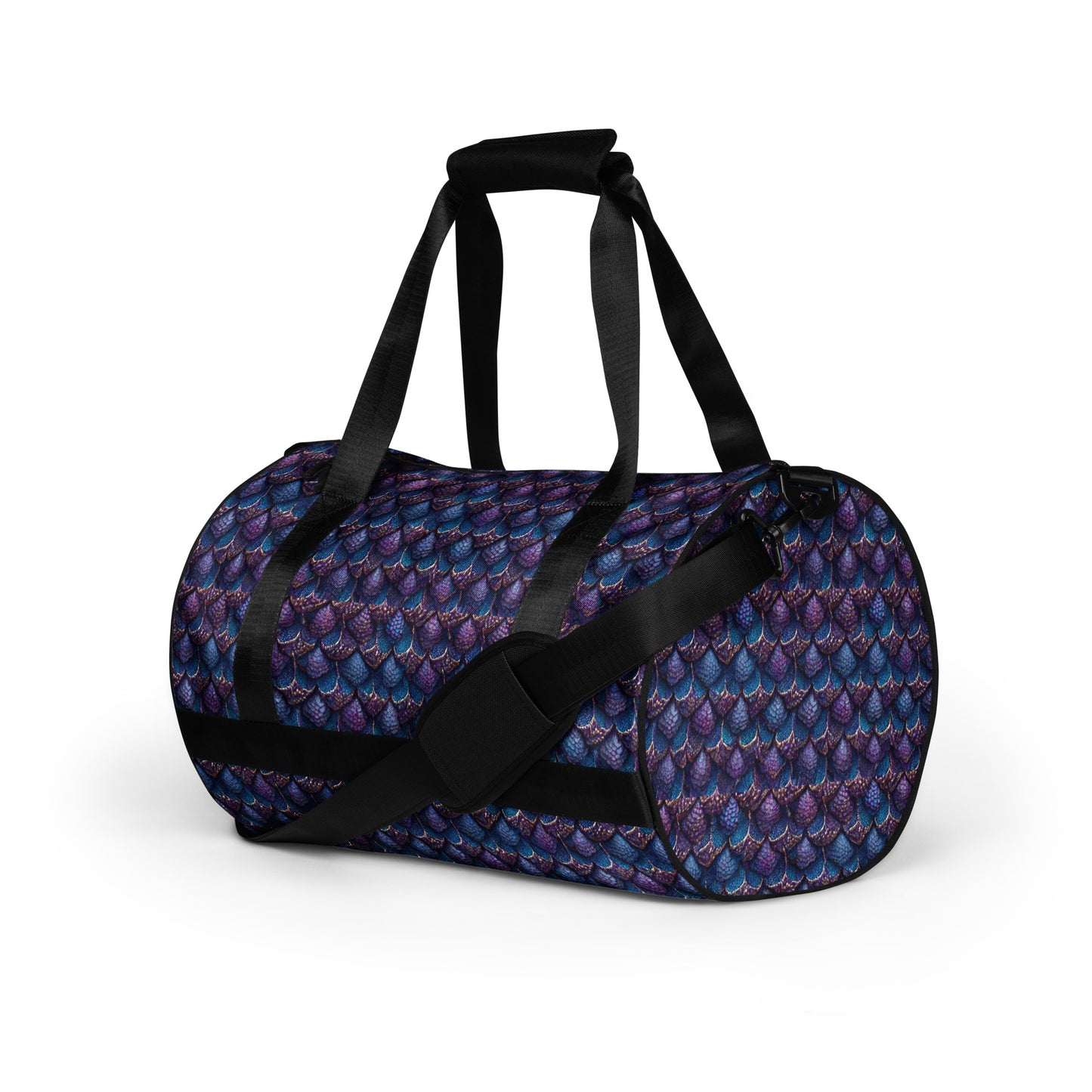 Luminosa, the Radiant Amethyst Drakon gym bag