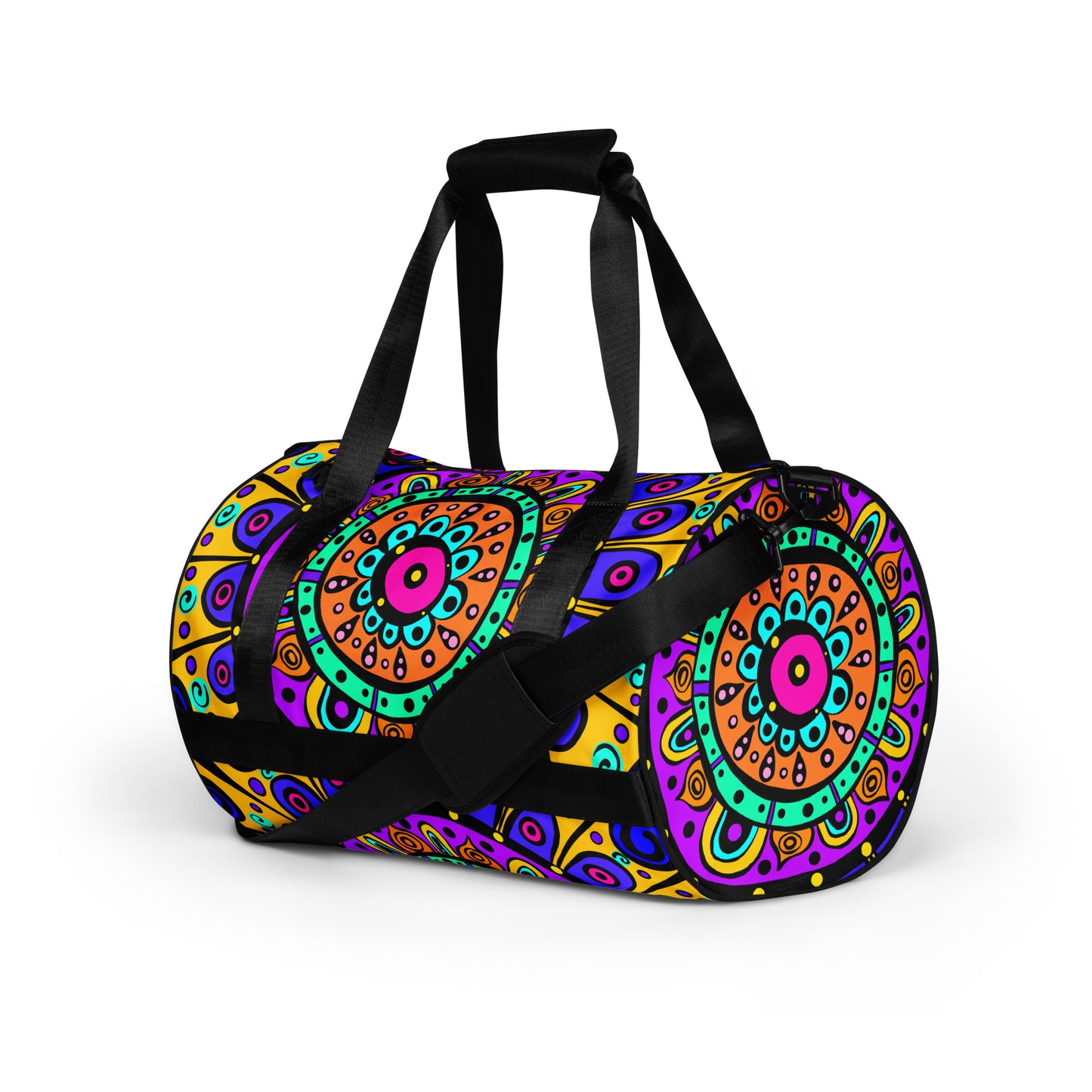 Mandala with Yellow gym bag