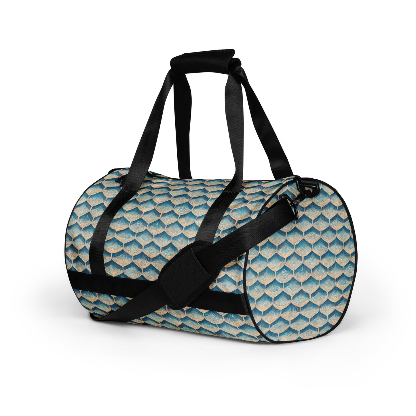 Seafoam Scales gym bag